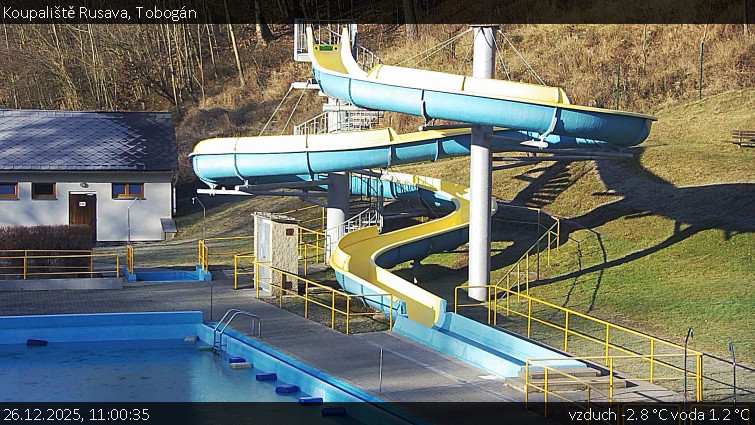 Koupaliště Rusava - Tobogán - 26.12.2025 v 11:00