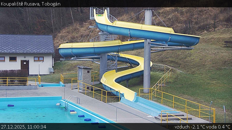 Koupaliště Rusava - Tobogán - 27.12.2025 v 11:00