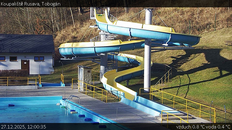 Koupaliště Rusava - Tobogán - 27.12.2025 v 12:00