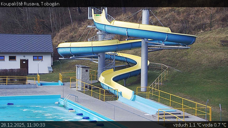 Koupaliště Rusava - Tobogán - 28.12.2025 v 11:30