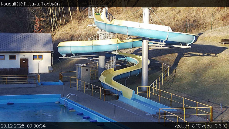 Koupaliště Rusava - Tobogán - 29.12.2025 v 09:00