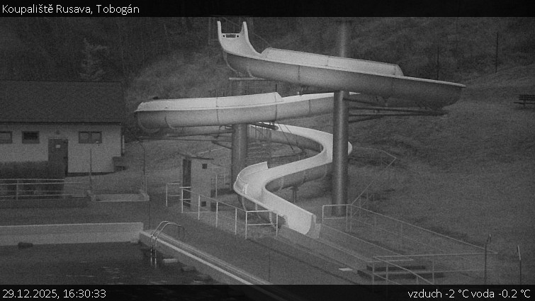 Koupaliště Rusava - Tobogán - 29.12.2025 v 16:30