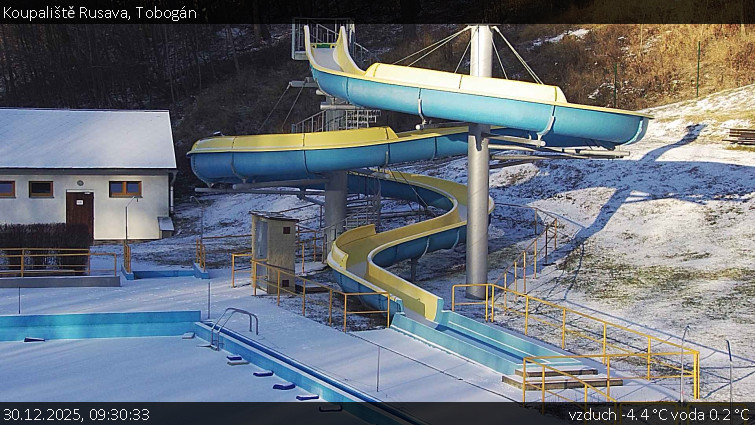 Koupaliště Rusava - Tobogán - 30.12.2025 v 09:30