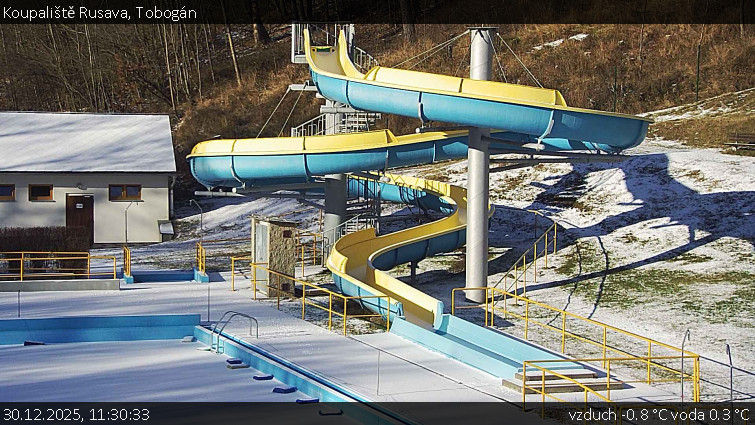 Koupaliště Rusava - Tobogán - 30.12.2025 v 11:30