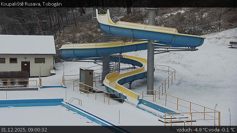 Koupaliště Rusava - Tobogán - 31.12.2025 v 09:00