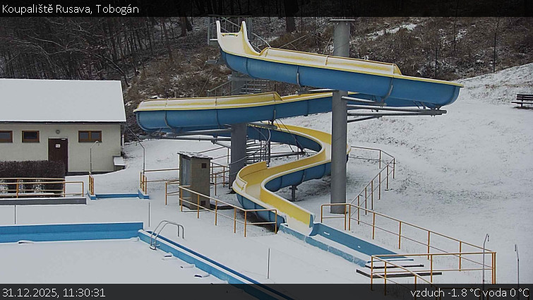 Koupaliště Rusava - Tobogán - 31.12.2025 v 11:30