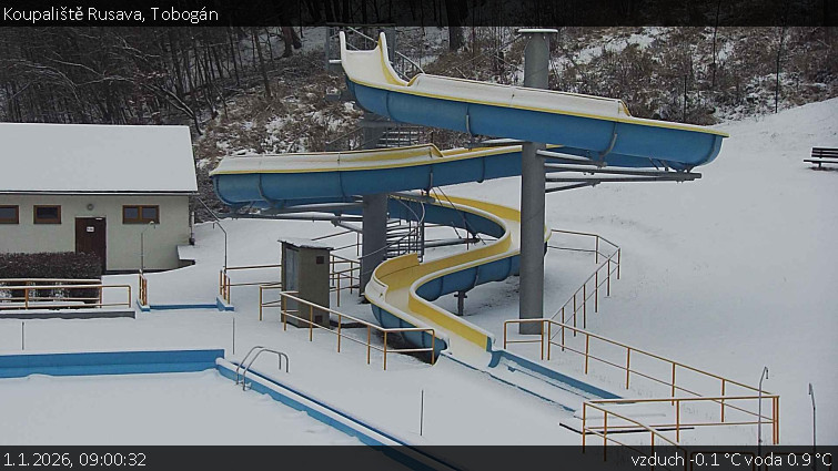 Koupaliště Rusava - Tobogán - 1.1.2026 v 09:00