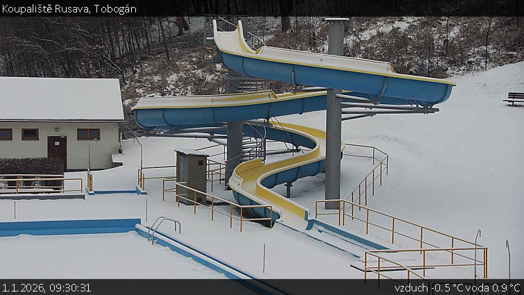 Koupaliště Rusava - Tobogán - 1.1.2026 v 09:30