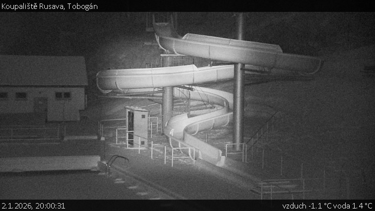 Koupaliště Rusava - Tobogán - 2.1.2026 v 20:00