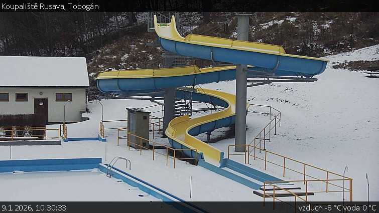 Koupaliště Rusava - Tobogán - 9.1.2026 v 10:30