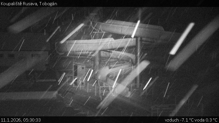 Koupaliště Rusava - Tobogán - 11.1.2026 v 05:30