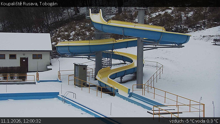 Koupaliště Rusava - Tobogán - 11.1.2026 v 12:00