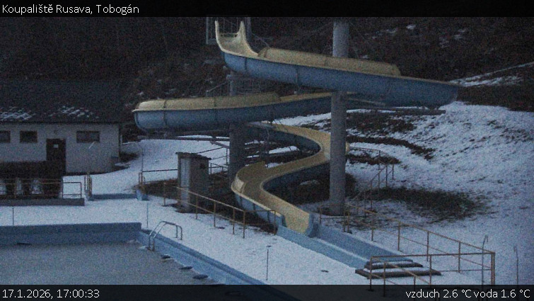 Koupaliště Rusava - Tobogán - 17.1.2026 v 17:00