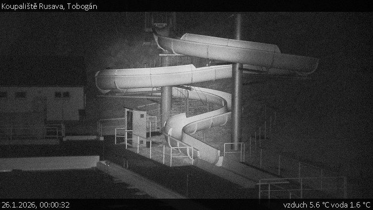 Koupaliště Rusava - Tobogán - 26.1.2026 v 00:00