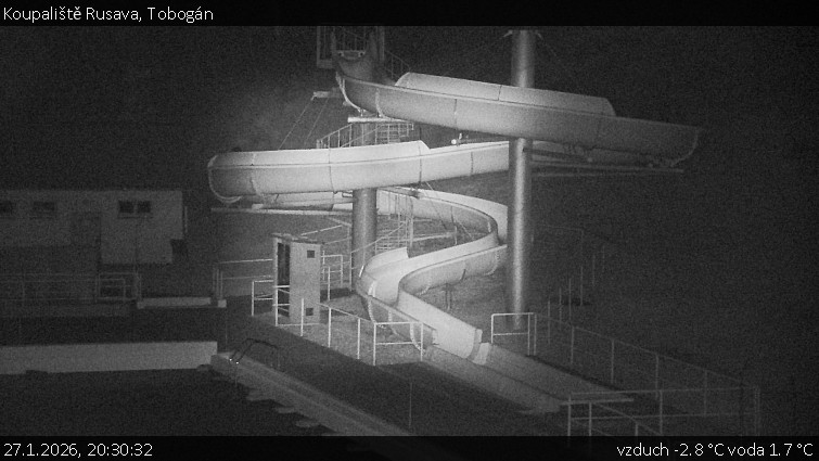 Koupaliště Rusava - Tobogán - 27.1.2026 v 20:30