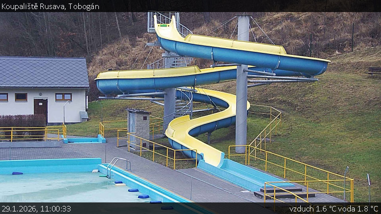 Koupaliště Rusava - Tobogán - 29.1.2026 v 11:00
