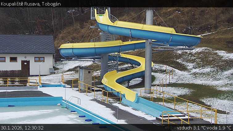 Koupaliště Rusava - Tobogán - 30.1.2026 v 12:30