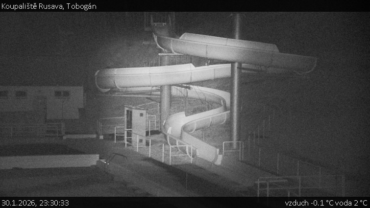 Koupaliště Rusava - Tobogán - 30.1.2026 v 23:30
