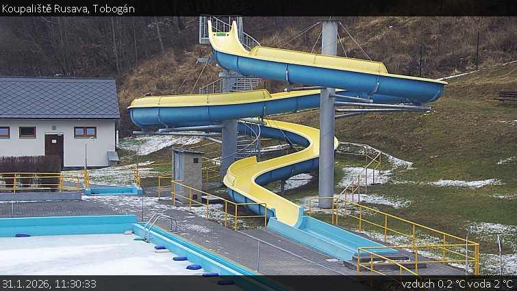 Koupaliště Rusava - Tobogán - 31.1.2026 v 11:30