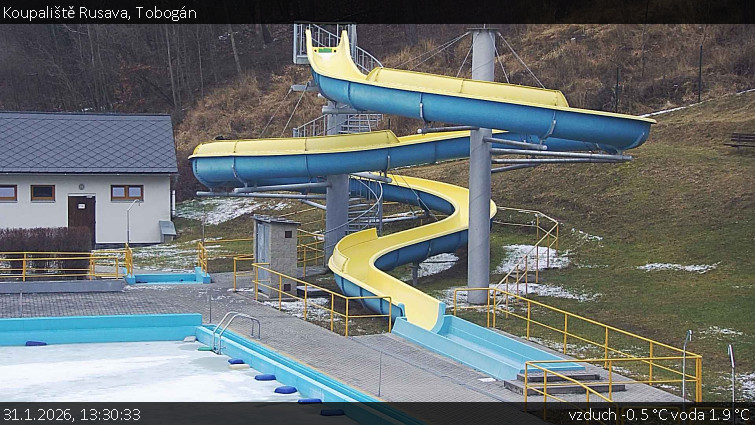 Koupaliště Rusava - Tobogán - 31.1.2026 v 13:30