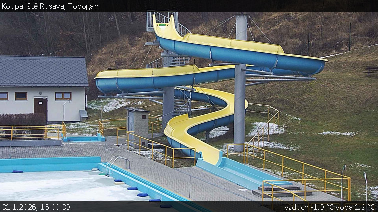 Koupaliště Rusava - Tobogán - 31.1.2026 v 15:00