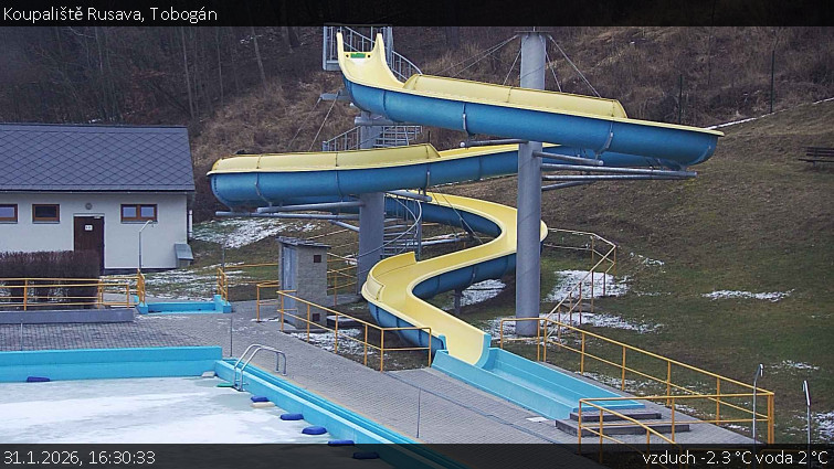 Koupaliště Rusava - Tobogán - 31.1.2026 v 16:30