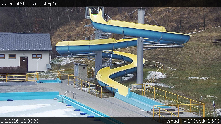 Koupaliště Rusava - Tobogán - 1.2.2026 v 11:00