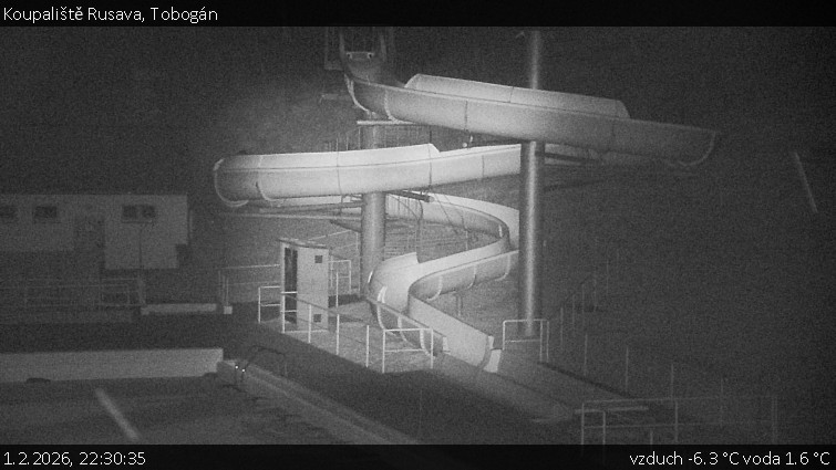 Koupaliště Rusava - Tobogán - 1.2.2026 v 22:30