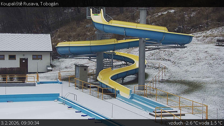 Koupaliště Rusava - Tobogán - 3.2.2026 v 09:30