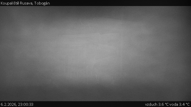 Koupaliště Rusava - Tobogán - 6.2.2026 v 23:00