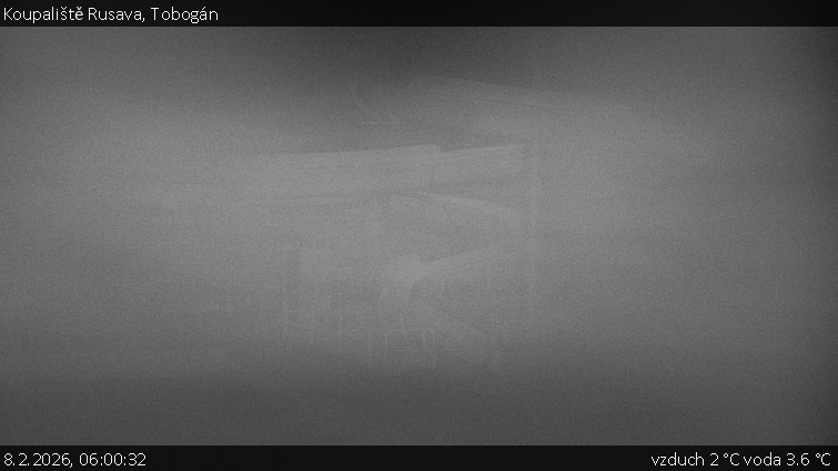 Koupaliště Rusava - Tobogán - 8.2.2026 v 06:00