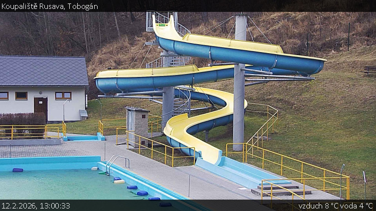 Koupaliště Rusava - Tobogán - 12.2.2026 v 13:00
