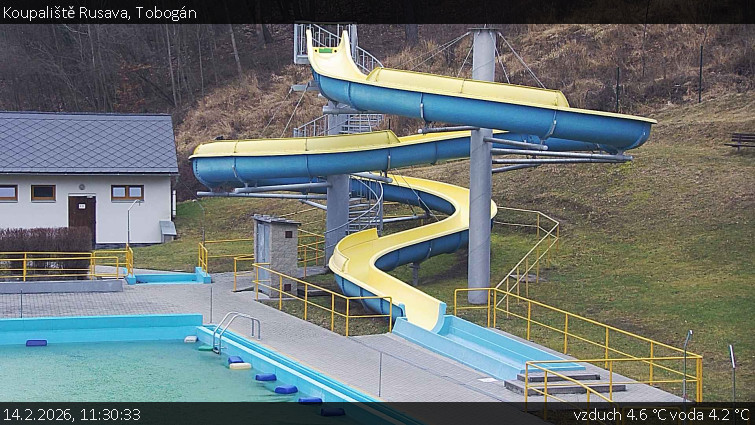 Koupaliště Rusava - Tobogán - 14.2.2026 v 11:30