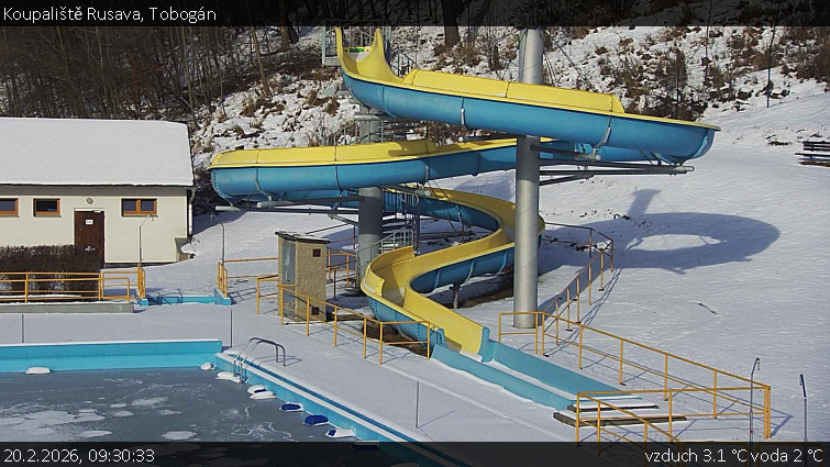 Koupaliště Rusava - Tobogán - 20.2.2026 v 09:30