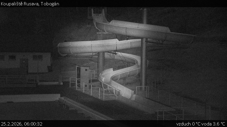 Koupaliště Rusava - Tobogán - 25.2.2026 v 06:00