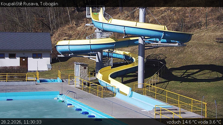 Koupaliště Rusava - Tobogán - 28.2.2026 v 11:30