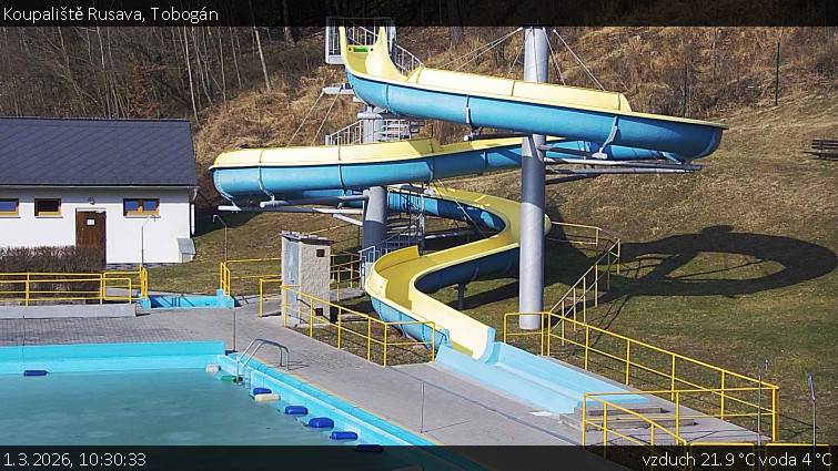 Koupaliště Rusava - Tobogán - 1.3.2026 v 10:30