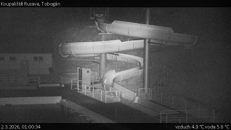 Koupaliště Rusava - Tobogán - 2.3.2026 v 01:00
