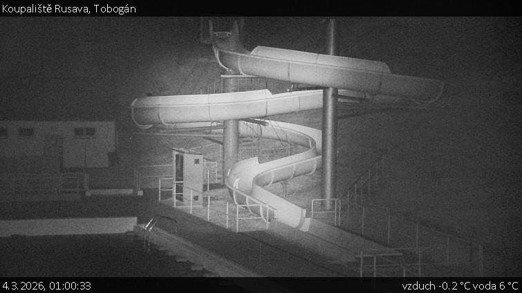 Koupaliště Rusava - Tobogán - 4.3.2026 v 01:00