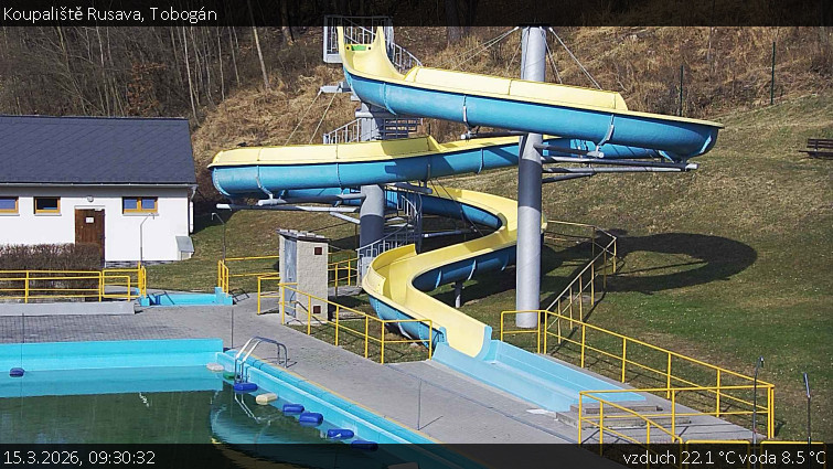 Koupaliště Rusava - Tobogán - 15.3.2026 v 09:30
