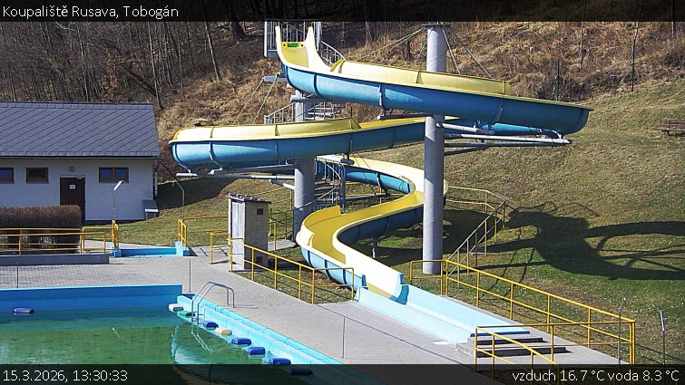 Koupaliště Rusava - Tobogán - 15.3.2026 v 13:30