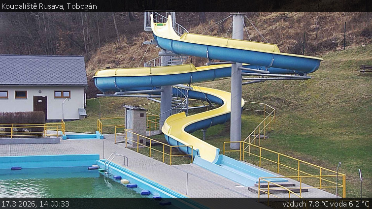 Koupaliště Rusava - Tobogán - 17.3.2026 v 14:00
