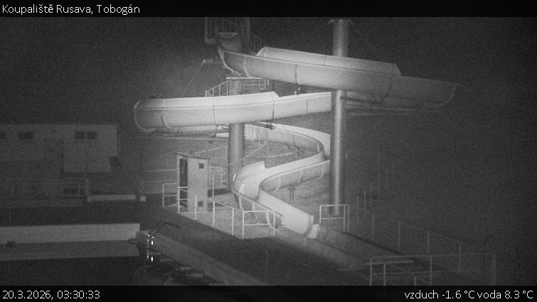 Koupaliště Rusava - Tobogán - 20.3.2026 v 03:30