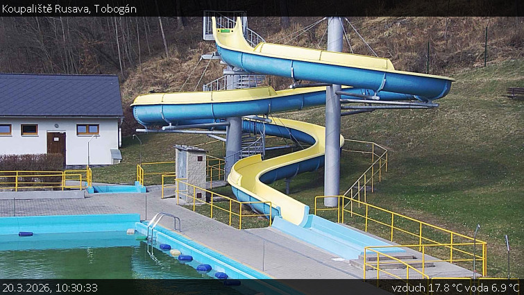 Koupaliště Rusava - Tobogán - 20.3.2026 v 10:30