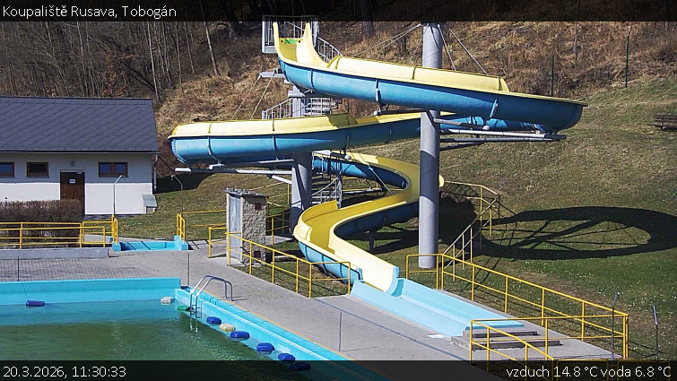 Koupaliště Rusava - Tobogán - 20.3.2026 v 11:30