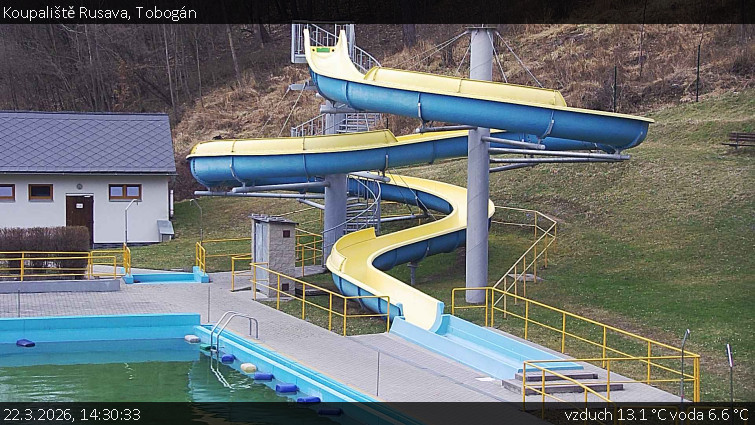 Koupaliště Rusava - Tobogán - 22.3.2026 v 14:30