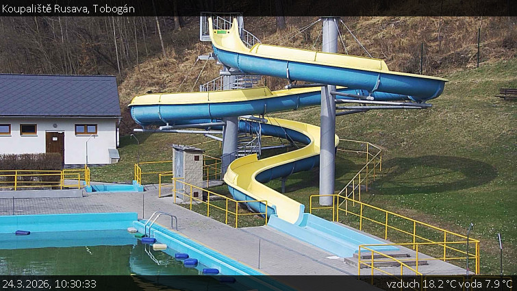 Koupaliště Rusava - Tobogán - 24.3.2026 v 10:30