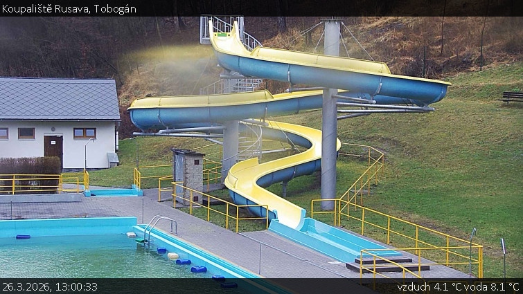 Koupaliště Rusava - Tobogán - 26.3.2026 v 13:00