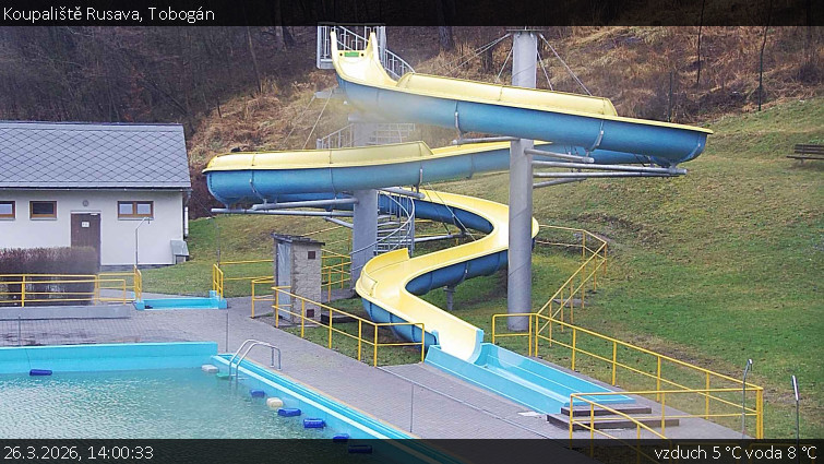 Koupaliště Rusava - Tobogán - 26.3.2026 v 14:00