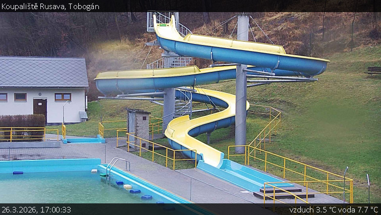 Koupaliště Rusava - Tobogán - 26.3.2026 v 17:00